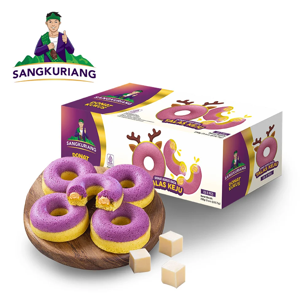 Donat Kukus Talas Keju