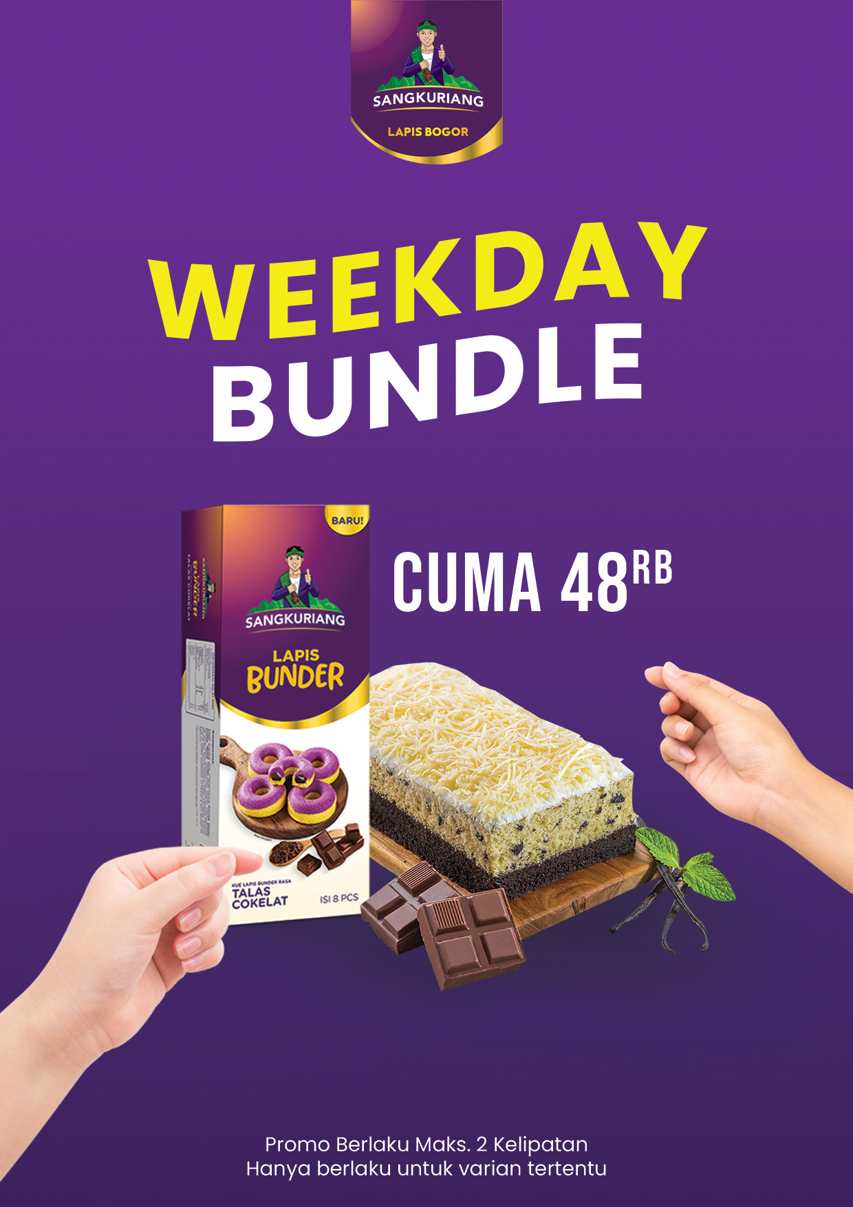 Lapis Bogor Sangkuriang Oleholeh khas Bogor