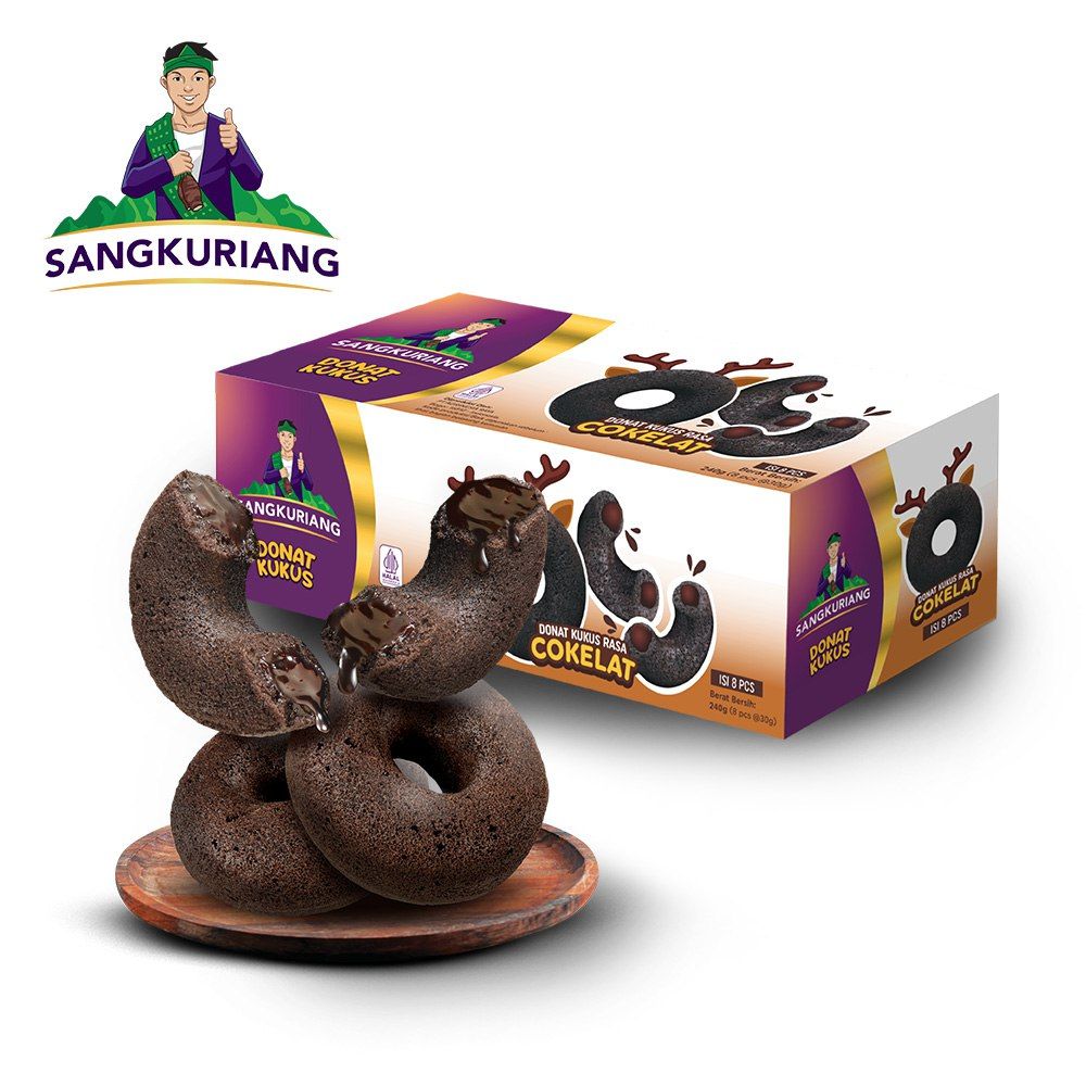 Donat Kukus Cokelat