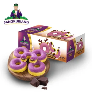 Donat Kukus Talas Cokelat